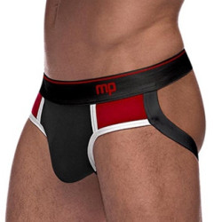 male power Jockstrap RETRO SPORT Noir-Rouge